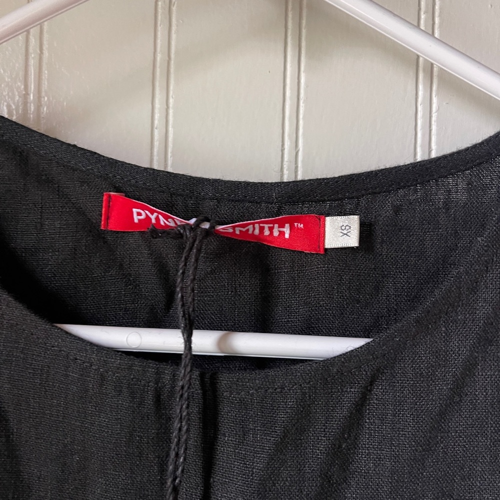 Pyne and Smith Black linen dress. Size XS - Picture 7 of 8